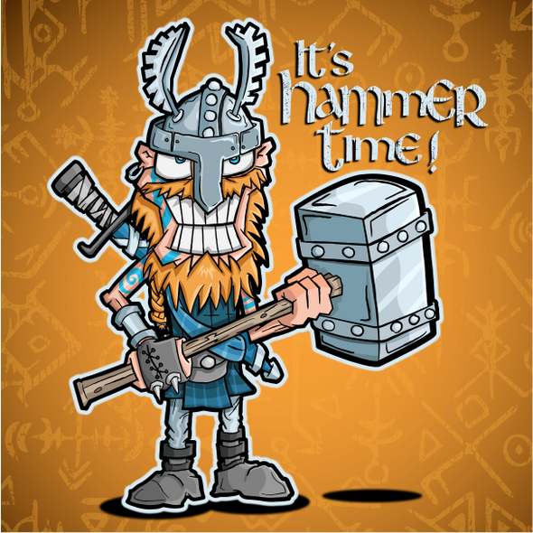 Hammer Viking Poster