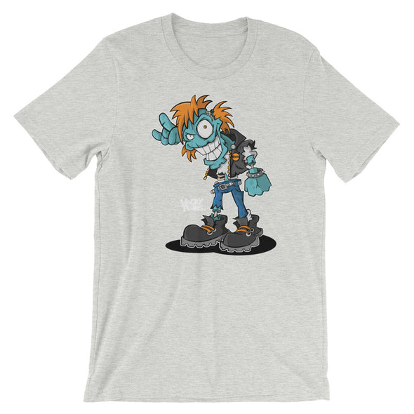 Punk Rock Zombie Single Toon T-Shirt
