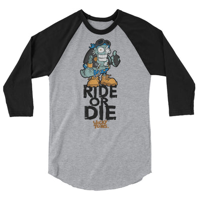 Ride or Die zombie raglan shirt